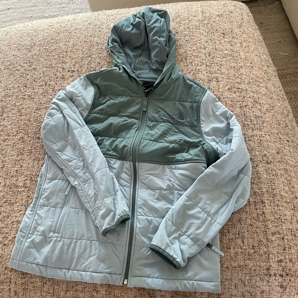 The North Face Two-Tone Green and Gray Jacket